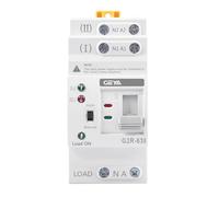 GAEYAELE Mini ATS Automatic Transfer Switch Dual Power Switch Uninterrupted Power Din Rail Type(2Pole 63A AC220V)
