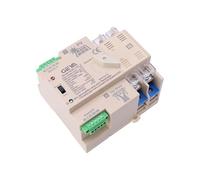GAEYAELE on-Grid Photovolatic Power Automatic Transfer Switch Din Rail ATS PV Solar System Power Generator Transfer Switch Use (ATS-2P-100A-220VAC-Solar)