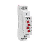 GAEYAELE Single Phase Voltage Relay AC/DC24V~48V Adjustable Over or Under Voltage Protection Monitor Relay with LED display(GRV8-01,AC/DC24V~48V)
