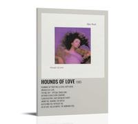 GAEYWQEEGR Kate Bush Album Hounds Of Love Poster Vintage Painting for Room Wall Art Canvas Aesthetic Cover Poster 24x36inch(60x90cm) Frame-style