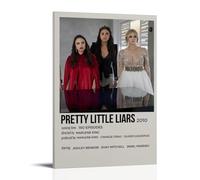 GAEYWQEEGR Pretty Little Liars Poster Vintage Painting for Room Wall Art Canvas Aesthetic Cover Poster 08x12inch(20x30cm) Frame-style