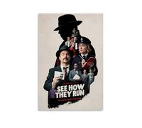 GAEYWQEEGR See How They Run Poster Vintage Painting for Room Wall Art Canvas Aesthetic Cover Poster 08x12inch(20x30cm) Unframe-style