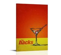 GAEYWQEEGR The Hacks Poster Vintage Painting for Room Wall Art Canvas Aesthetic Cover Poster 16x24inch(40x60cm) Frame-style