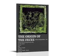 GAEYWQEEGR The Origin Of The Feces - Type O Negative Poster Vintage Painting for Room Wall Art Canvas Aesthetic Cover Poster 16x24inch(40x60cm) Frame-style