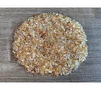 GAF TREASURES 2 oz Lot Citrine Semi Tumbled Gemstone Chips, Crushed Mini Crystals, Undrilled Crystal Chips (Citrine-Light)