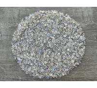 GAF TREASURES 2 oz Lot Natural Semi Angel Aura Quartz Tumbled Gemstone Chips, Crushed Mini Crystals, Undrilled Crystal Chips (Angel Aura Quartz)