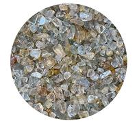 GAF TREASURES 2 oz Lot Natural Semi Tumbled Lemon Topaz Gemstone Chips, Lemon Topaz Crushed Mini Crystals, Undrilled Crystal Chips