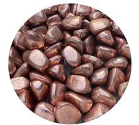 GAF TREASURES Copper Tumbled Stones, Polished Natural Copper Gemstone, 0.5 Pound