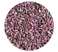 GAF TREASURES Wholesale Natural Semi Tumbled Ruby Gemstone Chips, Crushed Mini Crystals, Undrilled Crystal Chips (Ruby, 1 Pound)