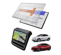 GAFAT 16" + 8" 2026 Tesla Model Y Juniper Premium/Performance Glass Screen Protector, Model Y 2026 Touchscreen Protective Film with Auto-Alignment Kit & Dust-Free Box, 9H Matt, Anti-Glare [Pack of 2]
