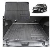 GAFAT 2015-2023 2024 J-eep Renegade BU/ 4x4/ 4xe/ Hybrid Boot Liner, Renegade 2024 Boot Mats Boot Tray Protector TPE 3D-Scan Trunk Mat Trunk Liner, Compatible with Renegade Accessories