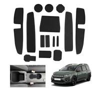 GAFAT 2022-2025 2026 Dacia Jogger Hybrid/Extreme Non-Slip Mats, Rubber Mats Nonslip for Centre Console, Door Seam, Dacia Jogger Accessories (Black)