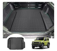 GAFAT Boot Liner for Suzuki Jimny 2021-2024 2025, Easy to Fold, Suzuki Jimny JB64/JB74 TPE All-Weather Boot Mat, High Edge 5CM, Original 3D Scanning Custom Fit, Multifunctional Mat [2 Seater]