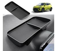 GAFAT Compatible with 2026 BYD Dolphin Surf 2025-2027 Centre Console Storage Box Behind the 10.1 Inch Rotating Touch Screen, Dolphin Surf Organiser Trays, with Mats, Dolphin Surf Accessories