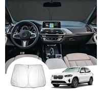 GAFAT Compatible with BMW X3 G01 2018-2024/iX3 G08 2021-2025 Sunshades, Sun Protection Front Windscreen Inside, X3 iX3 Parasol Sun Visor, Cooling, UV Protection, X3 G01 Accessories