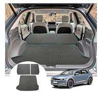 GAFAT Compatible with Hyundai Ioniq 5 2021-2025 2026 Boot Mats + Rear Seat Protector, Facelift Ioniq 5 V Accessories Boot Liner UK Rubber Mats TPE Original 3D Scan High Edge, Easy to Fold & Washable