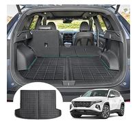 GAFAT Compatible with Hyundai Tucson NX4 2021-2024 2025 Boot Mat, For Facelift Tucson 2025 Hybrid/N-Line TPE All-Weather Boot Liner, Easy to Fold and Clean, Original 3D Scan Multifunction Mat