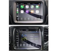 GAFAT Compatible with Jeep Compass 2017-2020/ Renegade 2018-2024 8.4" Navigation Screen Protector, 8.4 Inch Compass 2019 Protective Film Tempered Glass Touchscreen, Shockproof, 9H Anti-Scratch