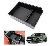GAFAT Compatible with Kia Sportage NQ5 2025 2026-2022 (Automatic Transmission) Centre Console Storage Box, Facelift Sportage 2025 Armrest Organiser Tray Glove Box (Black 1)
