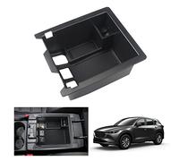 GAFAT Compatible with Mazda CX-5 CX5 KF 2017-2025 2026 Centre Console Storage Box, CX 5 Armrest Organiser Tray Glove Box, CX-5 2025 Accessories (Black)