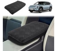 GAFAT Compatible With New Kia EV3 GT Line 2025 2026 Armrest Cover, EV3 2025 Center Console Armrest Protection Leather PU Padding, 4CM Increase Thicked, Reduce Fatigue, EV3 Accessoires