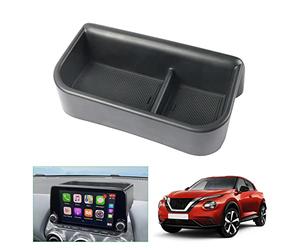GAFAT Compatible with Nissan Juke F16 2020 2022 2023 Centre Console Storage Box, Behind the Screen Shelves Juke 2023 Organiser Tray for Juke F16 8" Infotainment System [Not for New 2024-12.3"]