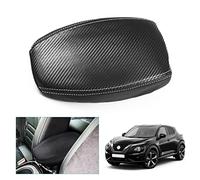 GAFAT Compatible with Nissan Juke F16 2020-2024 2025 Armrest Covers, Centre Car Armrest Cover Cushion, Juke 2024 Centre Console Armrest Protection, PU Microfibre Leather, Juke Accessoires (Black)