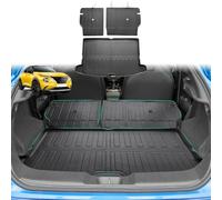 GAFAT Compatible with Nissan Juke F16 2020-2025 2026 (Petrol) Boot Mat + Rear Seat Protection Pad Mats, Easy to Fold, TPE All Weather Boot Liner Original 3D Scan, Juke F16 Accessories [Pack of 3]