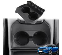 GAFAT Compatible with Nissan Qashqai J12 e-Power 2022-2025 2026 Drink Holder Cover, TPE Soft Rubber Centre Console Organiser Mat, Original Three-Point Cushion, Anti-Slip Anti-Vibration