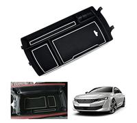 GAFAT Compatible with Peugeot 508 SW GT Line 2019-2024 2025 Centre Console Storage Box, Peugeot 508 Armrest Tray Organiser Centre Armrest Glove Box, Peugeot 508 Accessories