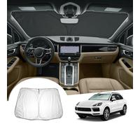 GAFAT Compatible with Porsche 2015-2023 2024 Sunshades, Sun Protection Front Windscreen Indoor, S GTS Turbo Parasol Sun Visor, Cooling, UV Protection, Accessories