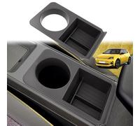 GAFAT Compatible with Renault 5 E-Tech/ 4 E-Tech EV 2025 2026 2027 Centre Console Organizer 2-in-1, With Cup Holder & Tray, R5 R4 Electric Accessory 3D Original, With Mats, Multifunctional