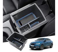 GAFAT Compatible with Renault Arkana 2025 2026-2021 Centre Console Storage Box, Arkana RS Line UK RHD Armrest Organiser Tray Centre Armrest Glove Box, Arkana Accessories (Blue)