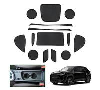 GAFAT Compatible with Toyota Yaris Cross Hybrid XP210 2021-2024 2025 Non-Slip Mats, Rubber Mats for Centre Console, Door Seam, Yaris Cross Accessories (Black)