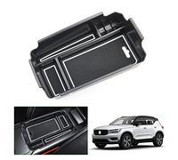 GAFAT Compatible with Volvo XC40 EX40 EC40 2018-2025 2026 Centre Console Storage Box, Facelift XC40 2025 Armrest Organiser Tray for Personal Items, With Non-slip Mats, RHD UK XC40 Accessories 2025