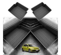 GAFAT Compatible with VW Golf 7 7.5 GTI GTD Variant R 2013-2019 Under Seat Storage Box, TPE Hidden Seat Organiser Golf MK7 2017 Accessories, Waterproof [Front Row Pack of 2]