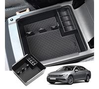 GAFAT Compatible with VW Passat B8 Arteon 2 2016-2022 2023 Centre Console Storage Box, Arteo-n 2023 Armrest Organiser Tray Glove Box, Passαt B8 Accessories