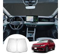 GAFAT Compatible with VW Tiguan 3 2024 2025 Sunshades, Sun Protection Front Windscreen Inside, Tiguan III 2024 Parasol Sun Visor, Cooling, UV Protection, Tiguan 3 Accessoires