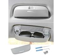 GAFAT Compatible with VW Tiguan 3 / Passat B9 Variant 2024 2025 2026 Sunglasses Holder Glasses Case, Storage Box Shelf Organiser, UK RHD Tiguαn 3 Accessories, Passαt B9 Accessories (Grey)