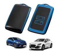 GAFAT Key Case Suitable for Renault Clio 6 Clio 5 2026 2027-2020 | TPU silicone protective key case, VI Evolution Techno Esprit Alpine accessories, undisturbed signal, 360° protection