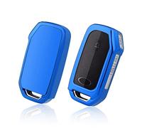 GAFAT Ki-a EV6/Sportage NQ5 QL/Ceed XCeed/Niro/Sorento/Soul/Stinger/Rio 2018-2024 2025 Key Case Protective Cover, Car Remote Controls TPU Silica Gel [5 Buttons] (Blue)