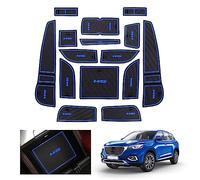 GAFAT MG HS/EHS EV/HS Plug-in Hybrid 2018-2024 Non-Slip Mats, Centre Console, Storage Box, Door Seam (Blue)