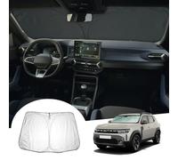 GAFAT New Dacia Duster 3 2024 2025 Sunshade, Sun Protection Front Windscreen Indoor, Duster III 2024 Parasol Sun Visor Cooling, UV Protection, Dacia Duster 3 Accessories