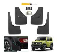 GAFAT Suzuki Jimny JB64 JB74 2018-2024 2025 Mud Flaps, Jimny 2023 Front and Rear Mudflaps, Splash Guard Car, ABS Plastic, Suzuki Jimny Accessories (Pack of 4)