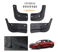 GAFAT Tesla Model 3 Highland 2024-2026 2027 (Standard & Premium) Mud Flaps, Push-in Fasteners No Screwing Required, Easy Clip-on Installation, Splash Guards, Model 3 Accessories [OEM Original](4 PCS)