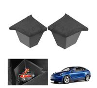 GAFAT Tesla Model Y 2021-2024 Boot Organiser, TPE Waterproof Boot Storage Box Shelf for Model Y 2023 Boot Side, with Flocking Lid, Tesla Model Y Accessoires [Pack of 2] (Not for 2025)