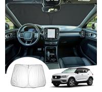 GAFAT XC40 C40 Recharge EX40 2018-2024 2025 Front Window Sunshades Sun Protection Front Windscreen Indoor, XC40 Recharge Windscreen Parasol Sun Visor, Cooling, UV Protection, XC40 Accessories