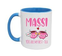 GAFFCO Massi You are My Best-Tea Mug - 11oz Ceramic Coffee & Tea Cup | Cute Gifts for Grandma, Mother Figure, or Mentor | Thoughtful Present for Love, Laughter & Tea Time