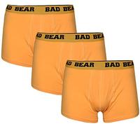 Gaffer Mens Boxers 3 Pack Regular Novelty Boxer Shorts Underwear Cotton Adults Trunks Briefs Mustard - 3 Pack S