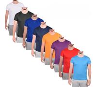 Gaffer Mens Tshirt Activewear Shirts Tees Quick Dry Wick Sweat Breathable Gym T Shirts Sports Adult Wicking Running Shirt Cool Athletic Short Sleeve Crew Neck Active Top 12 Pack - Assorted M